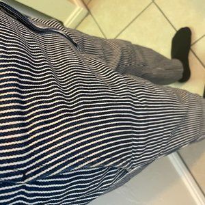 Comme Des Garcons Railroad Stripe Trouser Pants
